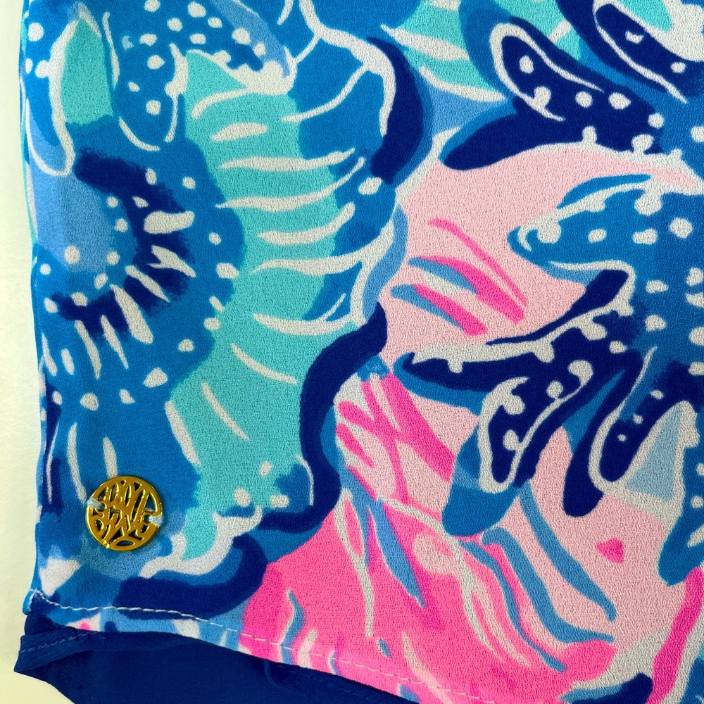 End of Summer Sale Lily Pulitzer Florin sleeveless v-neck reversible top M NWT - Picture 8 of 11